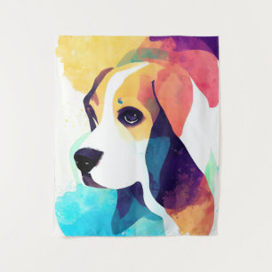 Tapete De Parede Cão Cachorro Cachorro Natureza Selvagem Pintura An