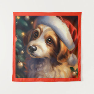 Tapete De Parede Cão de Natal 2