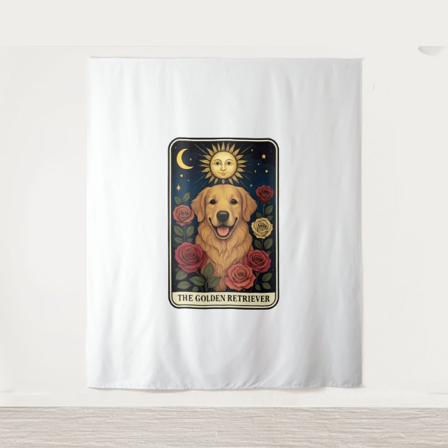 Tapete De Parede Cão Dourado Retriever (Frente)