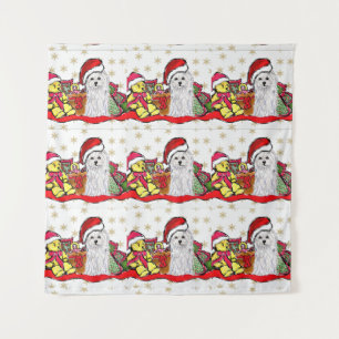 Tapete De Parede Cão Maltês