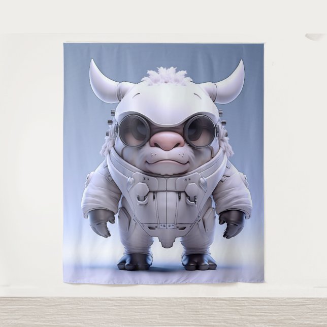 Tapete De Parede Caractere Corado Cugado (Frente)