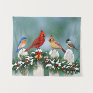 Tapete De Parede Cardinais de Natal