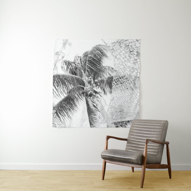 Tapete De Parede Caribe Palm Tree Oasis #2 #viagem #wall #art (In Situ)
