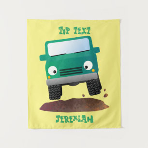Tapete De Parede Caricatura de veículos todo-o-terreno 4X4