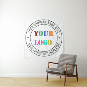 Tapete De Parede Carimbo da empresa de logotipo comercial personali