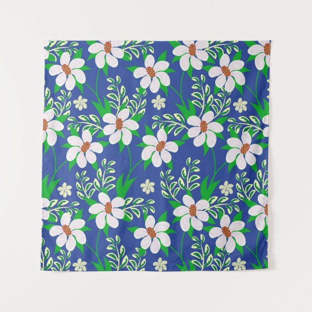 Tapete De Parede Cartão de casamento ou convite com ba floral abstr (Frente)