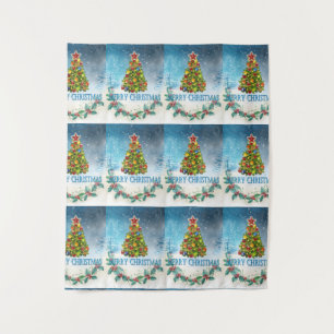 Tapete De Parede Cartão Feliz de Natal