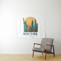 Cartaz de Viagem Minimalista Vintage da Cidade de