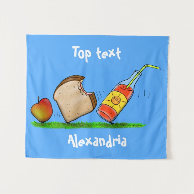 Tapete De Parede Cartografia de formigas engraçadas (Frente (Horizontal))