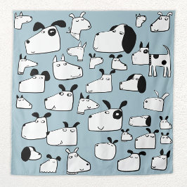 Tapete De Parede Cartoon de Cães