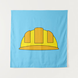 Tapete De Parede Cartoon de Capacete Amarelo