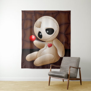 Tapete De Parede Cartoon Doll Voodoo Apaixonado