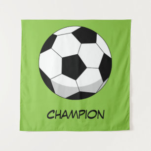 Tapete De Parede Cartoon Soccer Ball   Adicionar seu texto