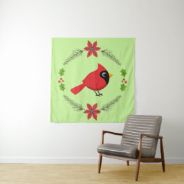 Tapete De Parede Cartoon Vermelho Bonito com Flores