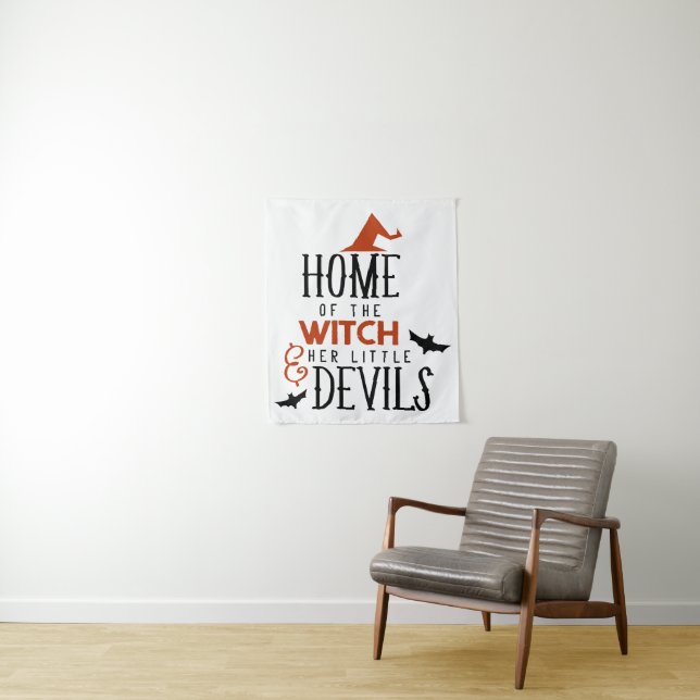 Tapete De Parede casa da bruxa e seus pequenos diabos (In Situ)