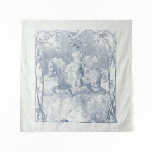 Casa Romântica de Menina Equestre em Azul Delft Co