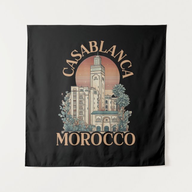 Tapete De Parede cásablanca marrocos (Frente)