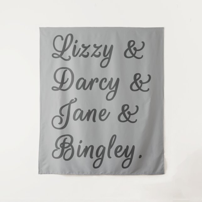 Tapete De Parede Casais de Orgulho e Preconceito I (Frente)