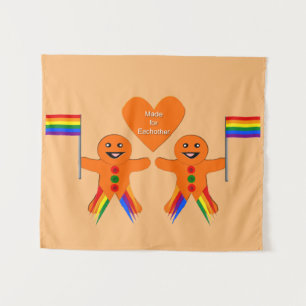 Tapete De Parede Casal de Pão de Natal gay Men