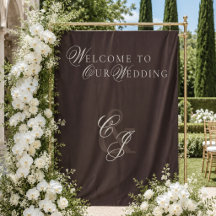 Casamento Clássico Dinheiro Antigo Marrom Escuro