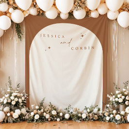 Tapete De Parede Casamento com Gala Boho Terracotta Arch Celestial
