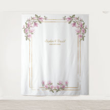 Casamento de Cabine de Foto de Florada de Magnólia