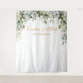 Tapete De Parede Casamento de folhas de eucalipto folhagem boho