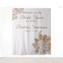 Casamento de Grama Pampa Seca Boho Aquarela Rosa