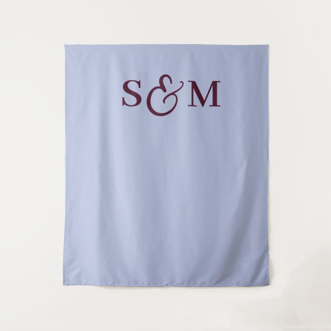 Tapete De Parede Casamento E comercial Ampersand Script Monograma A (Frente)