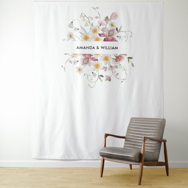 Tapete De Parede Casamento Floral Elegante (In Situ)