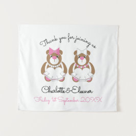 Tapete De Parede Casamento lésbico - Brides do Urso de Teddy