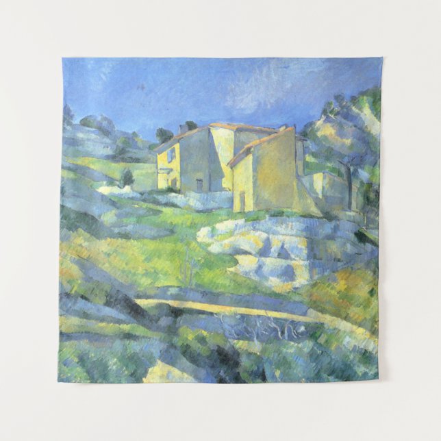 Tapete De Parede Casas na Provença Paul Cezanne    (Frente)