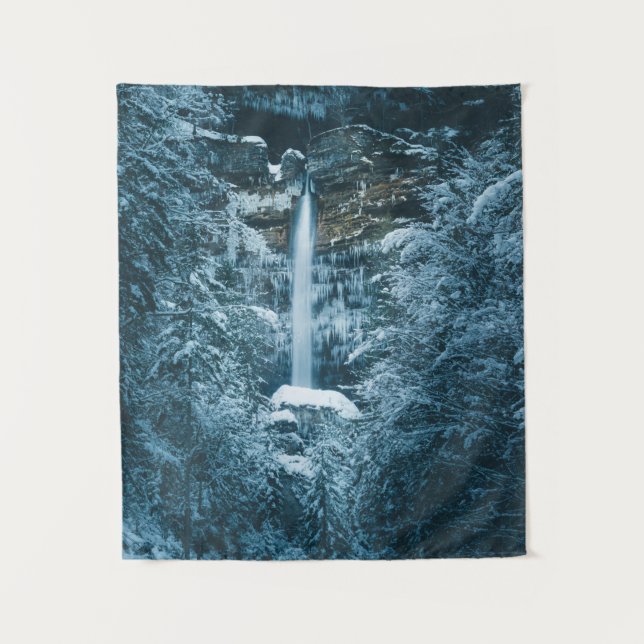 Tapete De Parede Cascata mágica Peričnik em Mojstrana, Eslovênia (Frente)