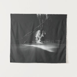 Tapete De Parede Cascata mínima a preto e branco