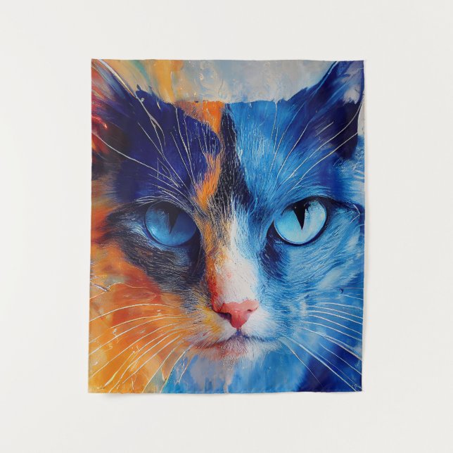 Tapete De Parede Cat Pet Cute Adorable Animal Companheiro (Frente)