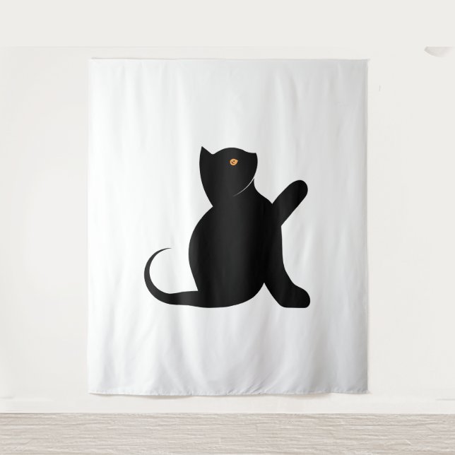 Tapete De Parede Cat Say Hello (Frente)