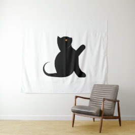 Tapete De Parede Cat Say Hello