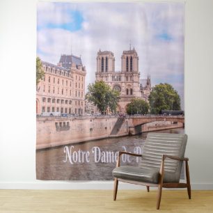 Tapete De Parede Catedral católica Notre Dame de Paris França