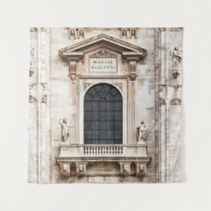 Tapete De Parede Catedral de Milão. Bela tempestade italiana