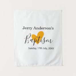 Tapete De Parede Catholic baptism kids modern simple QR minimal