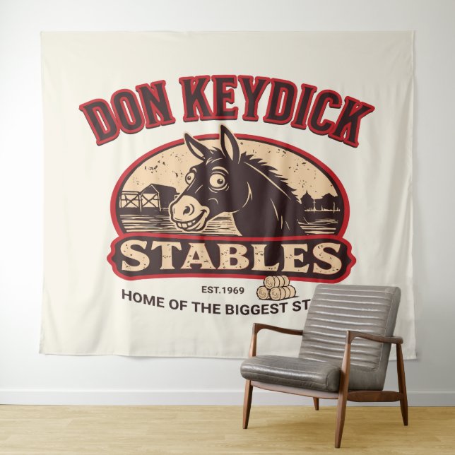 Tapete De Parede Cavalariças Vintage Farm Don Keydick (In Situ (Horizontal))