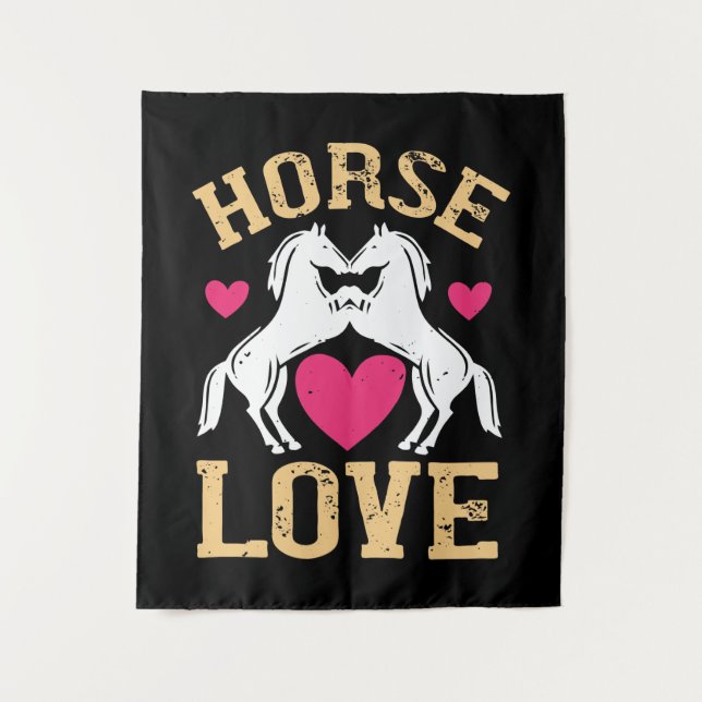 Tapete De Parede Cavalo - Amor a Cavalo (Frente)