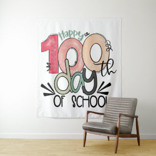 Tapete De Parede celebração de 100 dias de escola grande