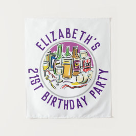 Tapete De Parede Celebração de Aniversário de 21 Anos