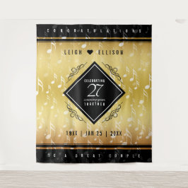 Tapete De Parede Celebração do 27º aniversário do Casamento Musical