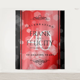 Tapete De Parede Celebração do Aniversário do Casamento Ruby, 40º E