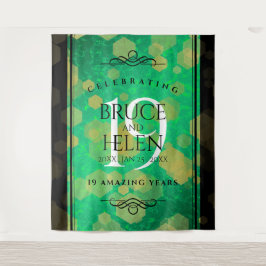 Tapete De Parede Celebração Elegante de Aniversário de Casamento de