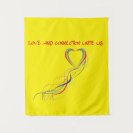 Tapete De Parede Celebrar Design de Amor e Conexão