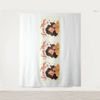 Tapete De Parede Celebrar o amor da mãe com um aconchego