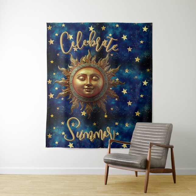 Tapete De Parede Celebrar Verão Celestial (In Situ)